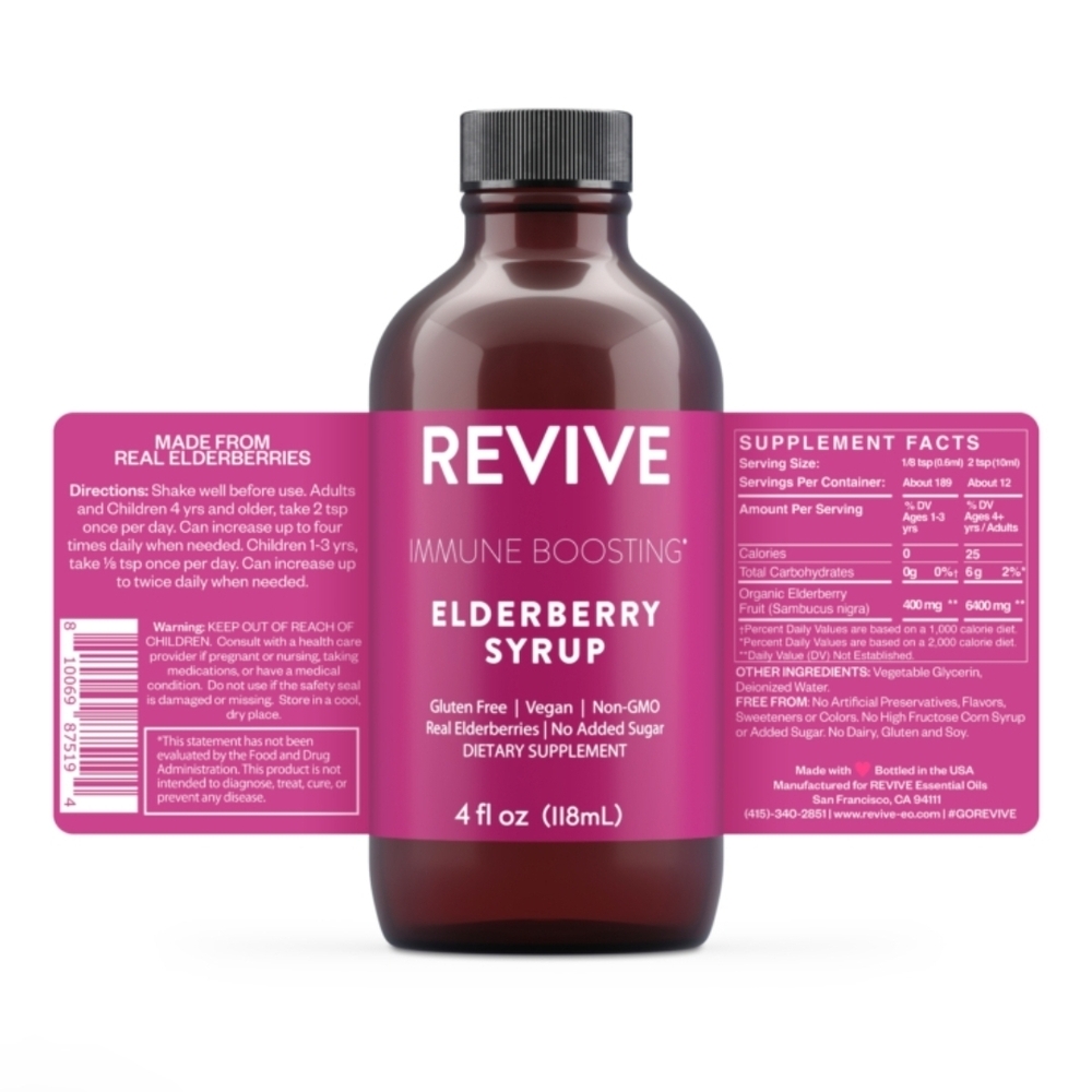Elderberry Syrup - Immune Boosting Formula